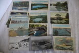 Lot of 20-Vintage and Early Postcards featuring Water B