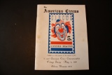 1966 American Circus Commemorative Booklet