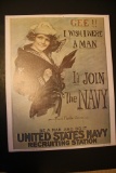 1974 U.S. Navy Recruitment Advertising Poster A