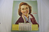 1943 October Calendar Page- Miles of Smiles on Timken Bearings