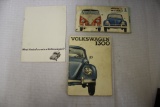 1965 Volkswagen 1300 Owner's Manual, Service Booklet & Advertising Pamphlet
