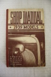 1939 Pontiac Models Shop Manual