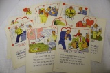 Lot of 10- 1940's Comedic Cartoon Terminology Pages B