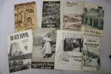 Lot of 8- Vintage Travel Booklets