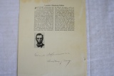 Claude Augustus Swanson- U.S. Secretary of the Navy (1933-1939) Signed Document