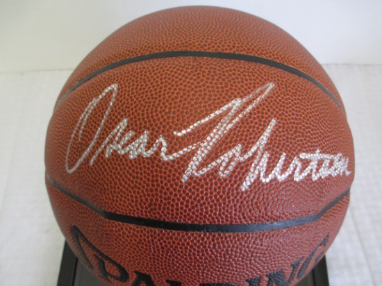 Oscar Robertson Autographed Spalding Basketball