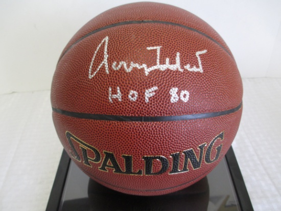 Jerry West HOF '80 Autographed Spalding Basketball