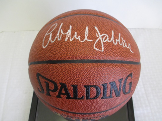 Kareem Abdul-Jabbar Autographed Spalding Basketball