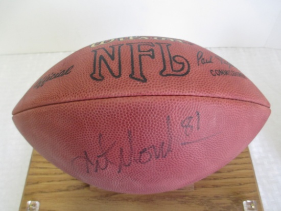 Art Monk #81 & Charley Taylor #42 Autographed Football