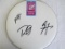 Zoso- Jimmy Page & Robert Plant Autographed Drum Head Cover