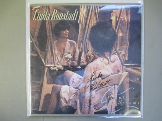 Linda Ronstadt Autographed 'Simple Dreams' Album