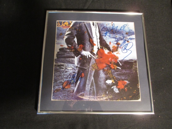 Yes Autographed 'Tormato' Framed Album Cover