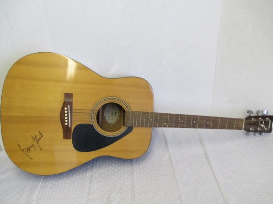 George Strait Autographed Guitar