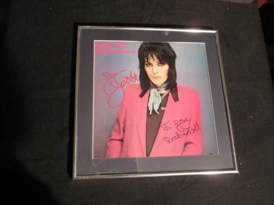 Joan Jett & The Blackhearts Autographed Album Cover "I love Rock & Roll"