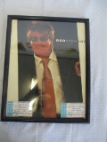 Rod Stewart Framed Picture with Two Ticket Stubs