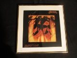 Santana Autographed 'Marathon' Framed Album Cover