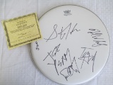 Aerosmith Autographed Drum Head Cover