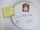 The Who Autographed Drum Head Cover