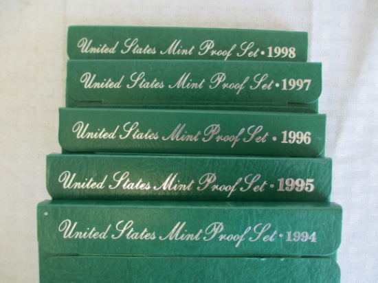 1994-1998 United States Mint Proof Sets