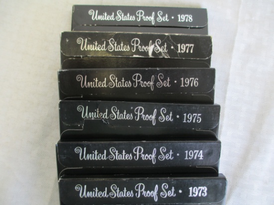 1973-1978 United States Mint Proof Sets