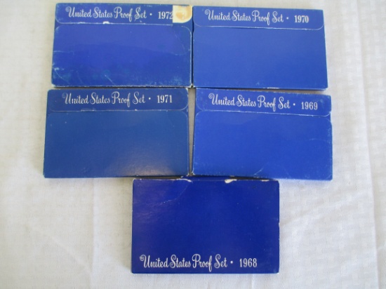 1968-1972 United States Mint Proof Sets
