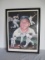 Mickey Mantle Autographed Framed Lithograph Poster Artist Signed