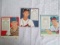 1955 Red Man Milwaukee Braves Tobacco Cards 2 with Tabs lot of 3