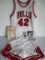 Chicago Bulls Scott Williams Autographed Jersey and Shorts w/ photo and newspaper clipping