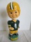 Green Bay Packers Colors Ceramic Football #4 Bobblehead Nodder