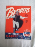 1951 Milwaukee Brewers vs Kansas City Blues Scorecard