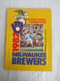 1982 American League Championship Milwaukee Brewers Program