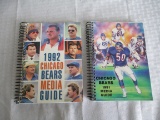 Chicago Bears Media Guides lot of 2