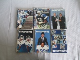 Dallas Cowboys Media Guides lot of 6 B