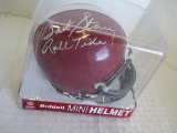 BART STARR Roll Tide Autographed Alabama Mini Helmet w/ COA