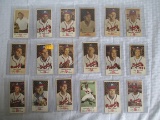 1954 Johnston Cookies Milwaukee Braves Baseball Card lot of 18