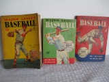 1940s Major League Baseball Facts and Figures and Official Rule Books lot of 3