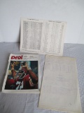 August 18, 1973 Pro! Magazine Packers vs Oilers with Printed Game Summary