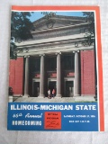 October 27, 1956 Illinois vs Michigan State 46th Annual Homecoming Program