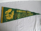 RARE Vintage Green Bay Packers Football Pennant