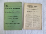 1945 Baseball Softcover Book Lot of 2