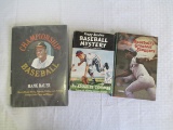 Vintage Hardcover Baseball Book lot of 3