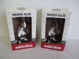 Monta Ellis Milwaukee Bucks Bobblehead lot of 2 New
