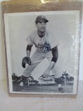 Sandy Koufax Autographed Black and White Photograph