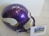 Brett Favre Autographed Minnesota Vikings Football Helmet w/ COA