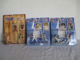 Starting Lineup Classic Doubles and Baseball Greats Baseball Figure lot of 3