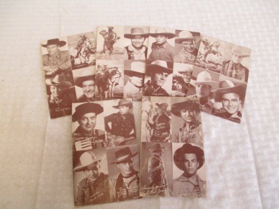 Famous Cowboys Arcade Cards- Lot of 6