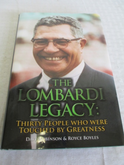 Autographed "The Lombardi Legacy" Hardcover Book