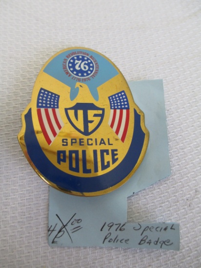 1976 Bicentennial Special Police Badge