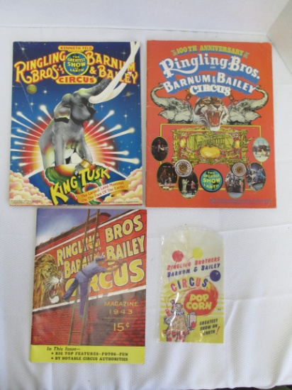 Ringling Bros. Barnum & Bailey Circus Program Lot