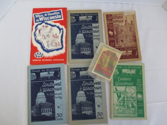 Lot of 7- Wisconsin Travel Booklets